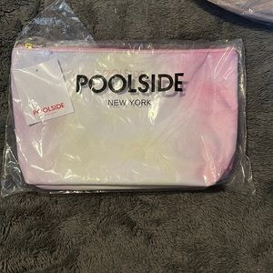 Poolside New York Multicolor Wet/Dry Pouch Clutch Bag. 11.25x7